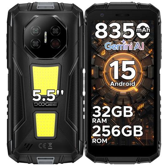 DOOGEE Fire 3 Max Robustes Telefon - 32 GB Und 256 GB, 18W, 5,5 Zoll