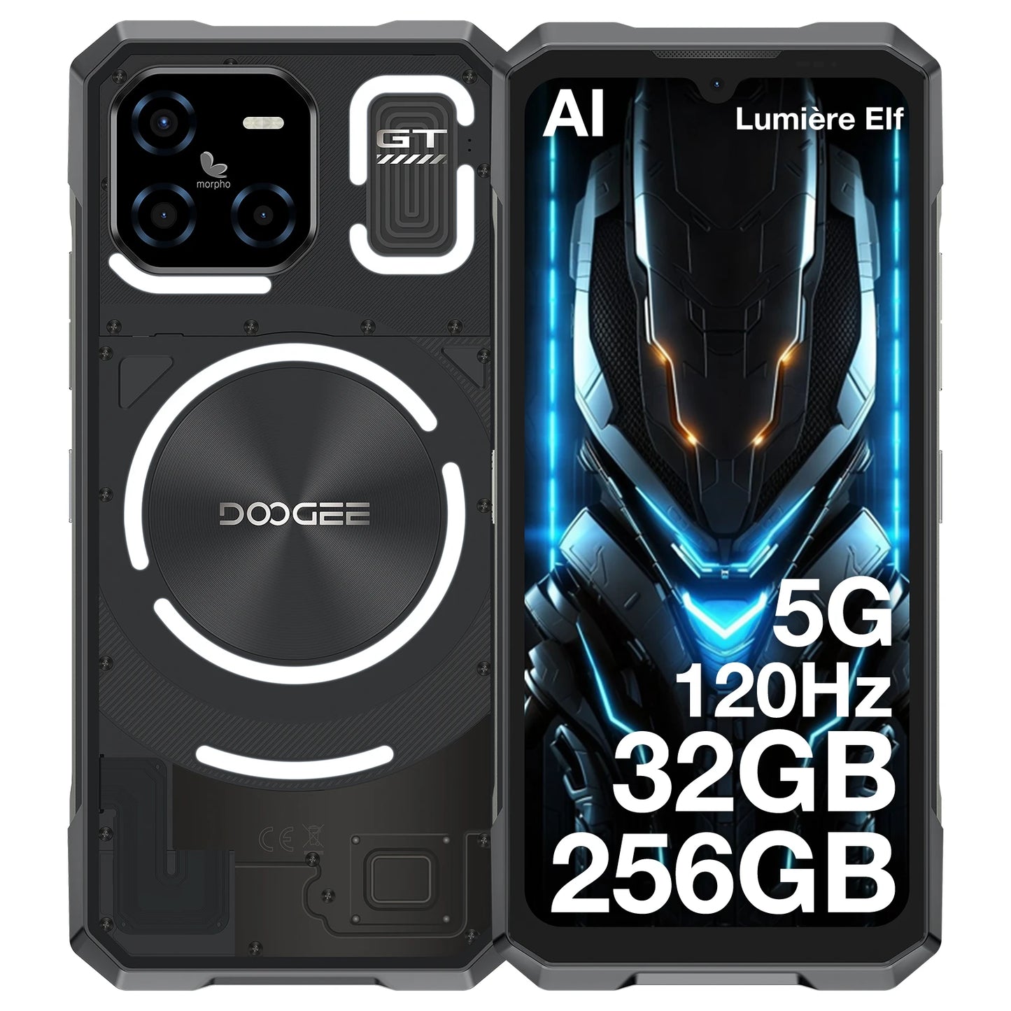 DOOGEE Blade GT Robustes 5G - 5500 mAh 18W 6.72 Zoll