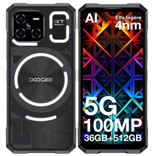 DOOGEE Blade GT Ultra LED-Lichteffekt - 5500 mAh, 33 W, 6.72 Zoll