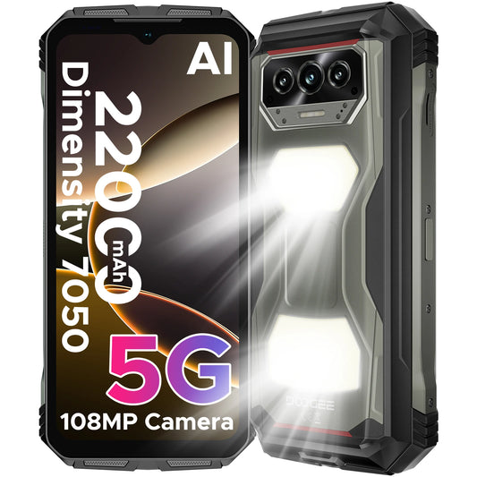 DOOGEE V Max S Robustes 5G - Kapazität 22000mAh 33W 6,58 Zoll