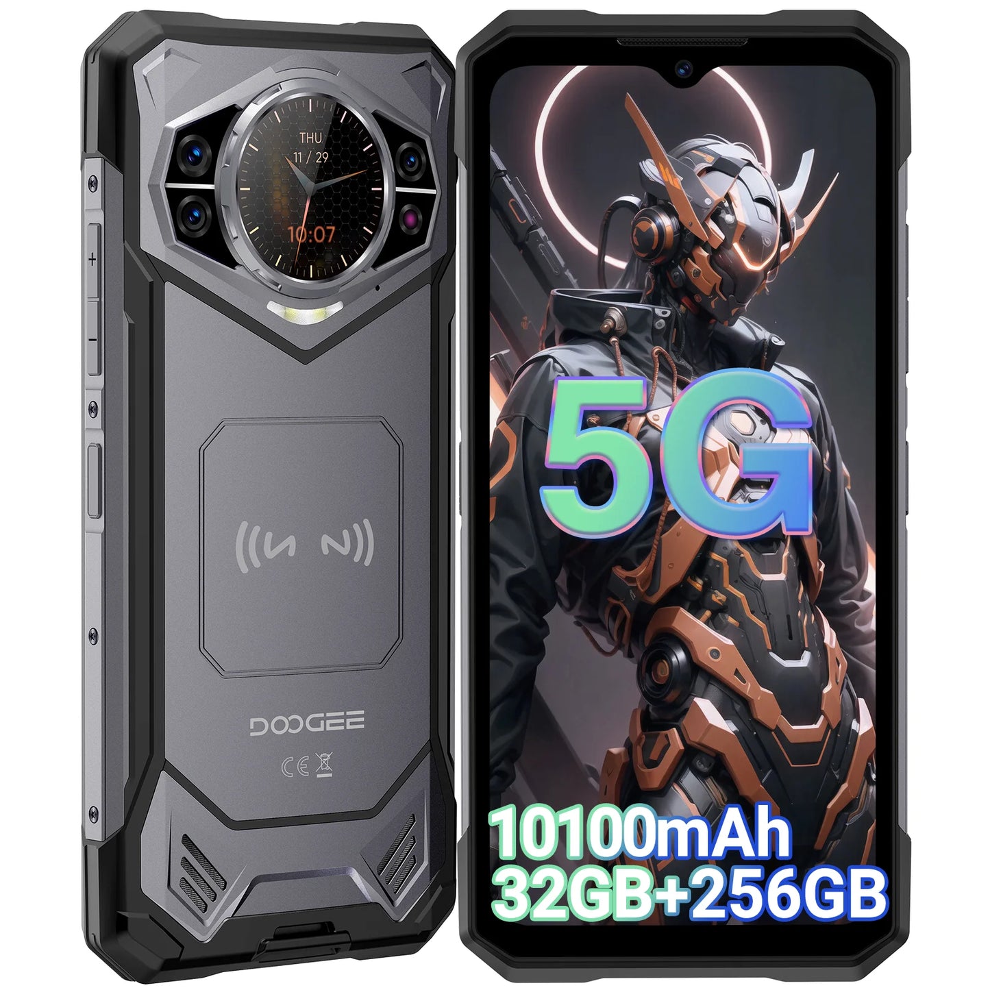 DOOGEE S200 Robustes 5G - 10100 mAh, 33W, 6,7 Zoll Display