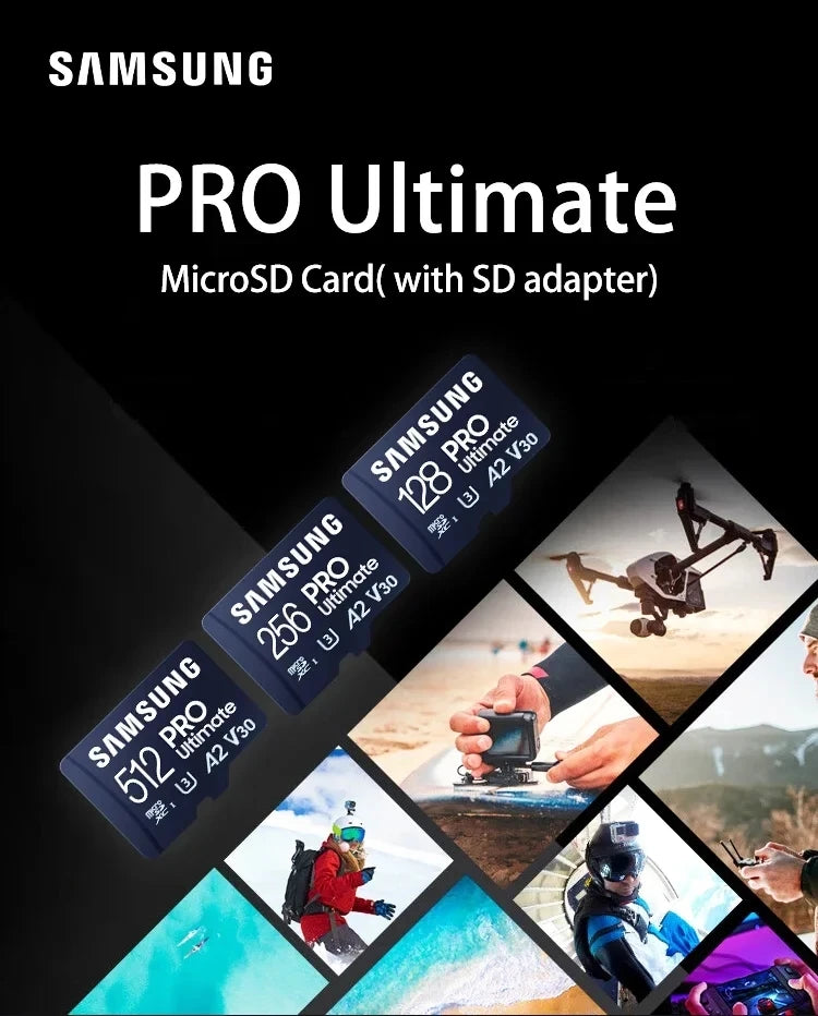 SAMSUNG EVO Plus Micro SD Card 128GB 64GB 512GB 256GB Micro SD Pro Plus Flash Memory Card SD Memory U1 U3 4K Microsd TF Cards
