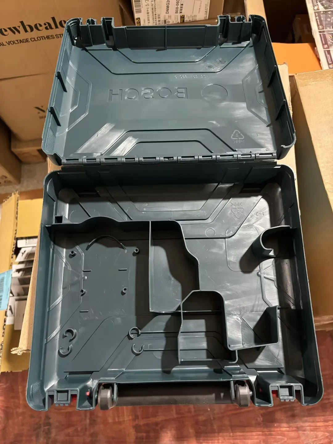 Bosch Werkzeug Box 2025 - Plastik Koffer Multifunktional Hardware Aufbewahrung Box - Bosch Elektro Bohrer Plastik Koffer Werkzeug
