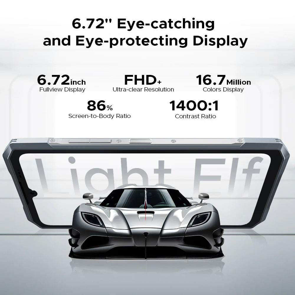 DOOGEE Blade GT Robustes 5G - 5500 mAh 18W 6.72 Zoll