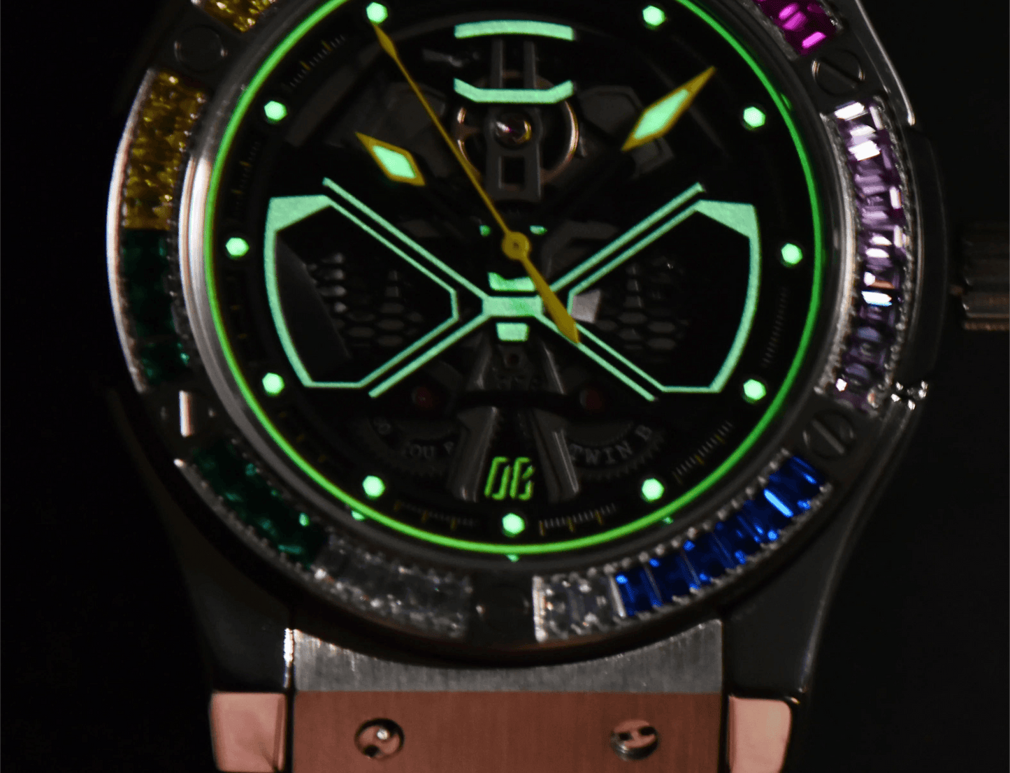 ARI NOX ,Knight sapphire glass Stainless Steel mechanical watch