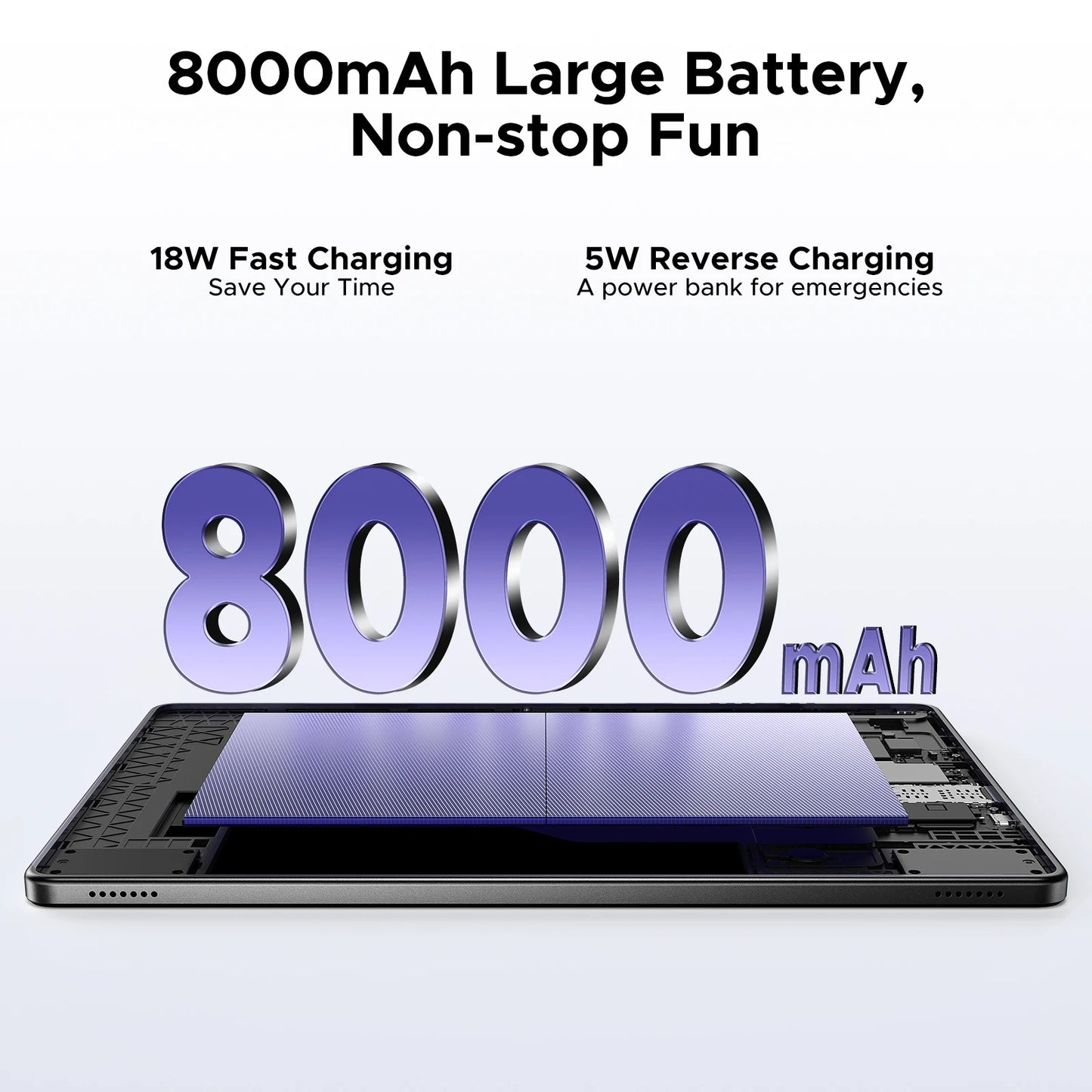 Doogee Tab G6+ 2-in-1 Tablet PC - 256GB ROM 8000mAh Akku 11 Zoll