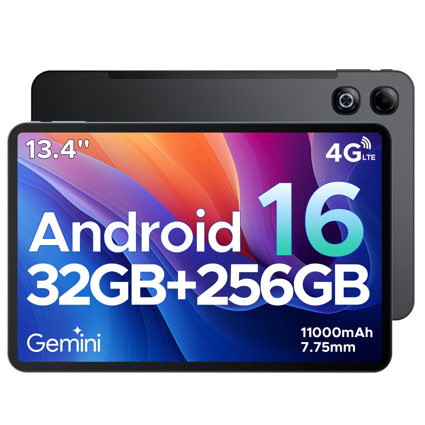 DOOGEE Tab G6 Max Ultra-Dünn - 11000mAh Akku, 32GB+256GB, 13,4 Zoll