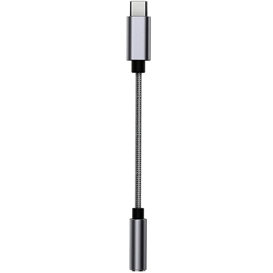 Adaptor pentru căști DREIKS USB-C HiFi DAC - Rezoluție 384 kHz/32 biți, 48 kHz/16 biți, Design compact