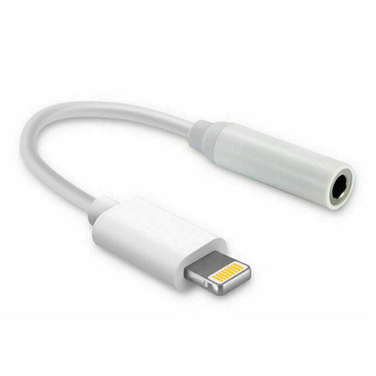 Adaptor DREIKS AUX 3,5 mm la 8 pini pentru iPhone - Mufă pentru căști 3,5 mm, conector cu 8 pini, compatibil cu modelele de iPhone