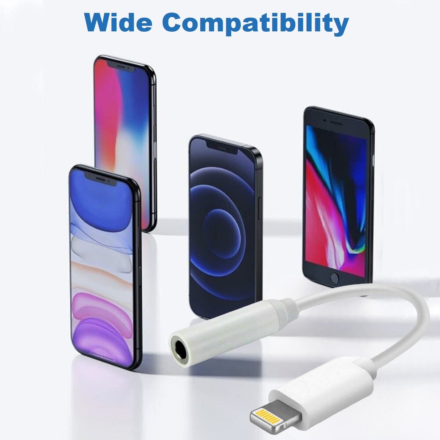 DREIKS AUX 3,5mm Auf 8-Pin iPhone Adapter - Kopfhörer Klinke 3,5mm 8-Pin Anschluss Kompatibel Mit iPhone Modellen