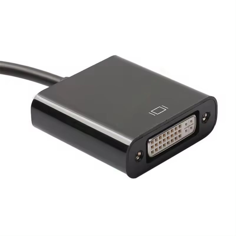 DREIKS DP zu DVI Adapter DisplayPort zu DVI Konverter - Auflösung 1920x1200 Full HD 1080p Vergoldete Kontakte