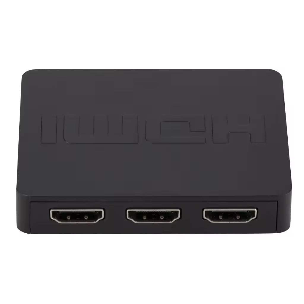 Comutator HDMI DREIKS 3X1 cu telecomandă - 3 intrări 1 ieșire 4Kx2K@30Hz Nu necesită alimentare