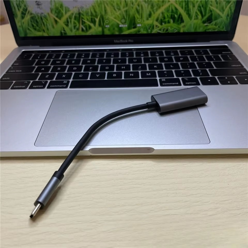 Adaptor DREIKS USB-C la HDMI DP Mod Alternativ - 4K UHD, Alimentare USB-C, 15 cm
