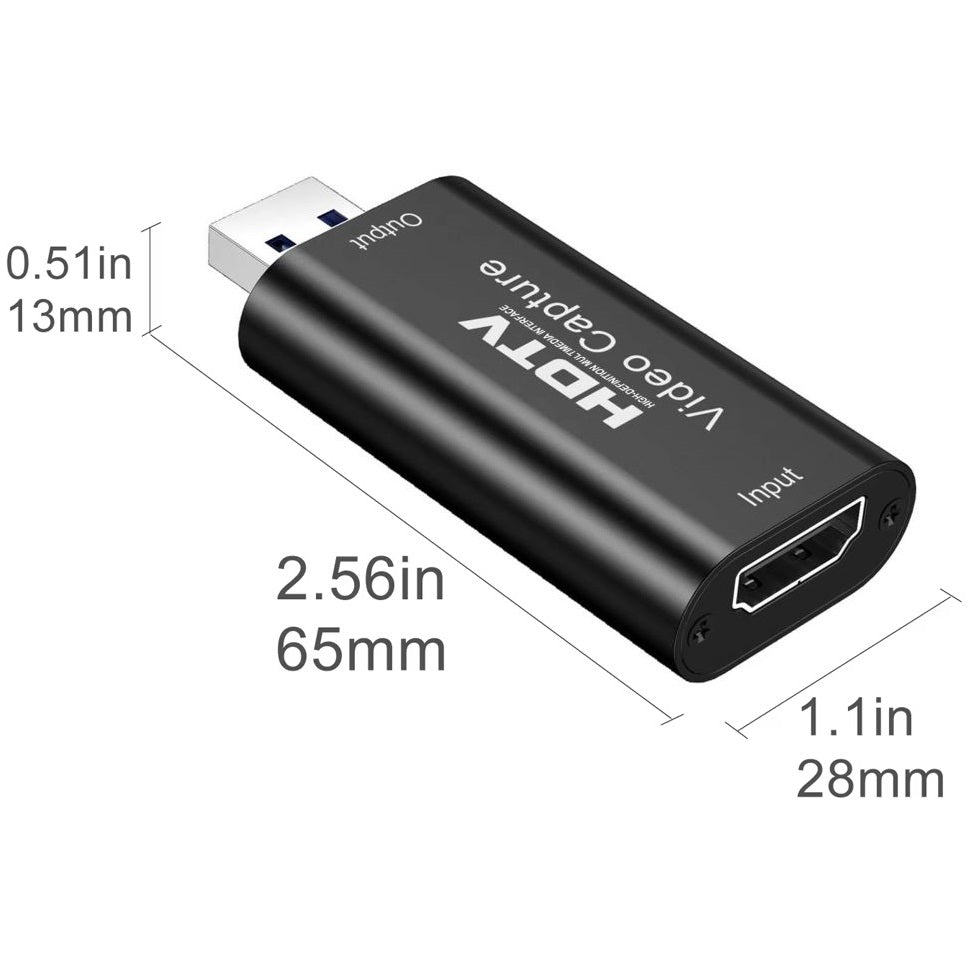 Card de captură DREIKS USB-C - Intrare HDMI 4K 30Hz, Ieșire 1080p 30Hz