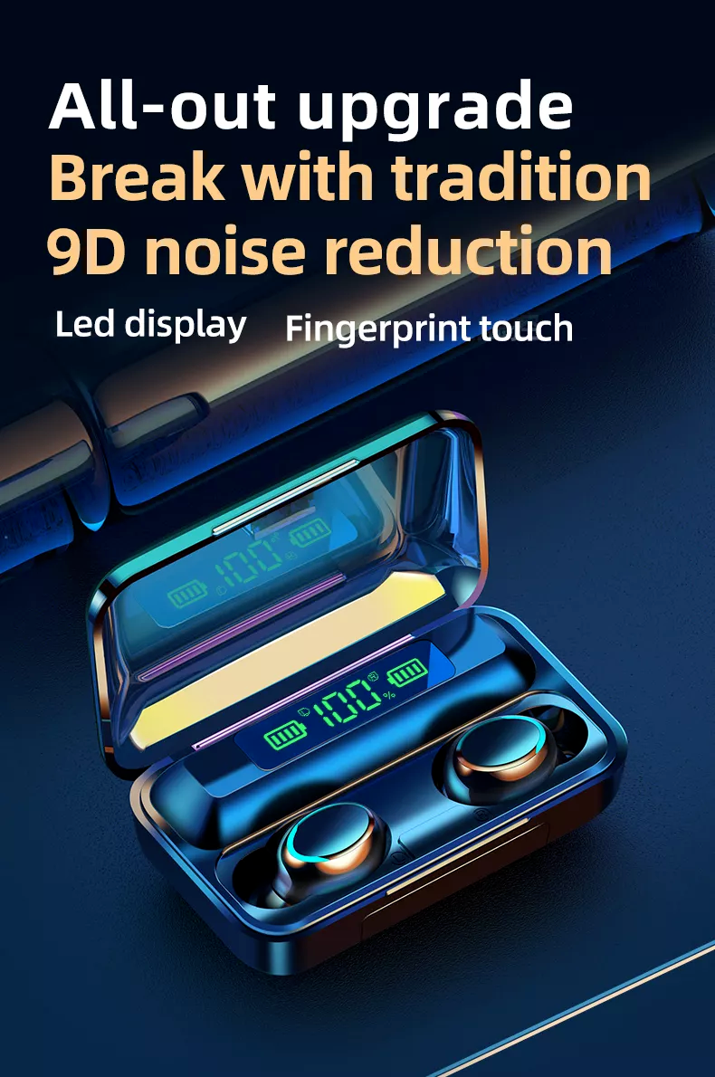 Căști intraauriculare DREIKS cu control tactil, Bluetooth 5.1 - capacitate de 40 mAh, putere de ieșire de 20 mW, dimensiuni mici