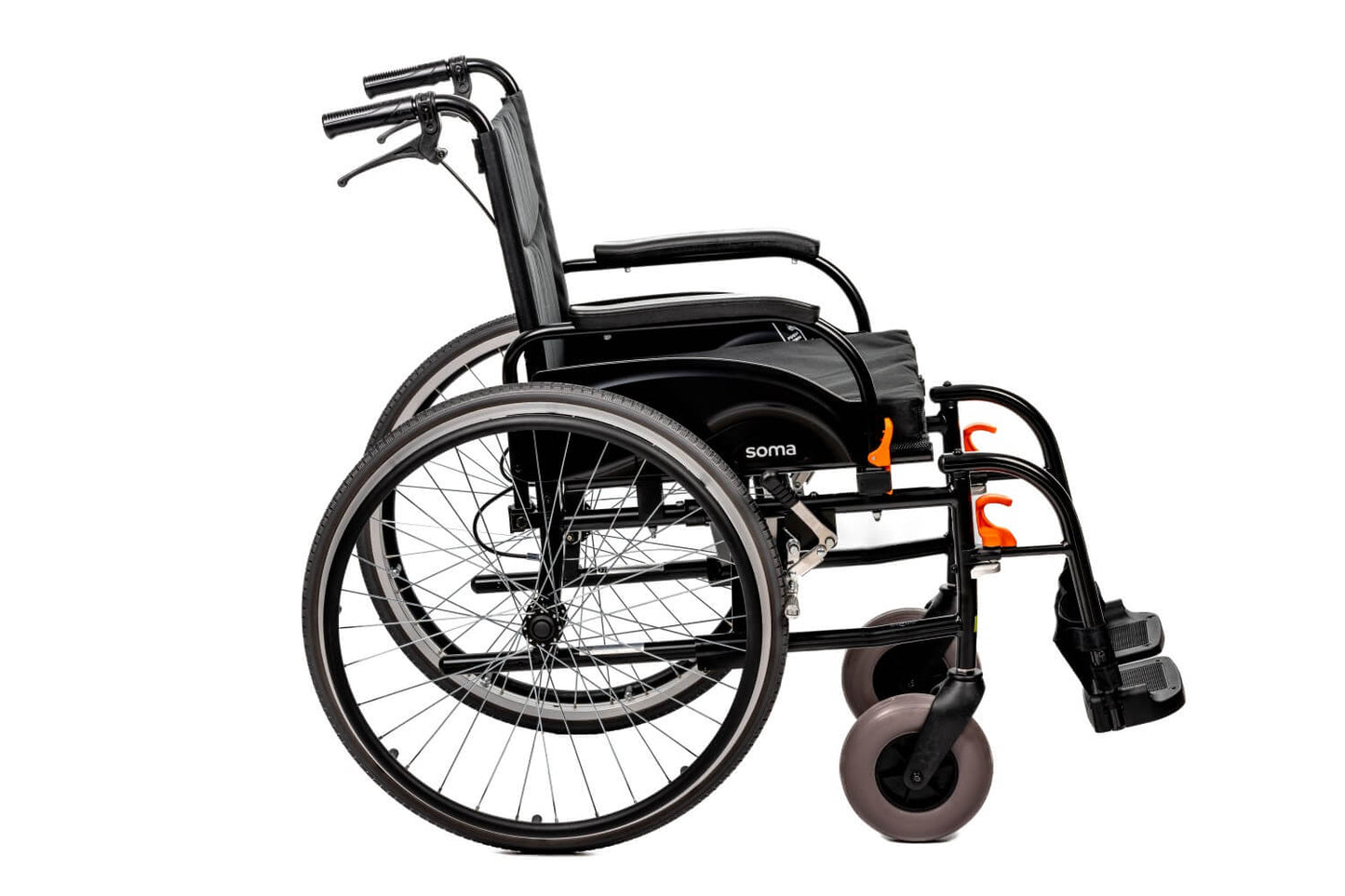 Scaun cu rotile pliabil Agile 46 cm – compact, manual, 125 kg