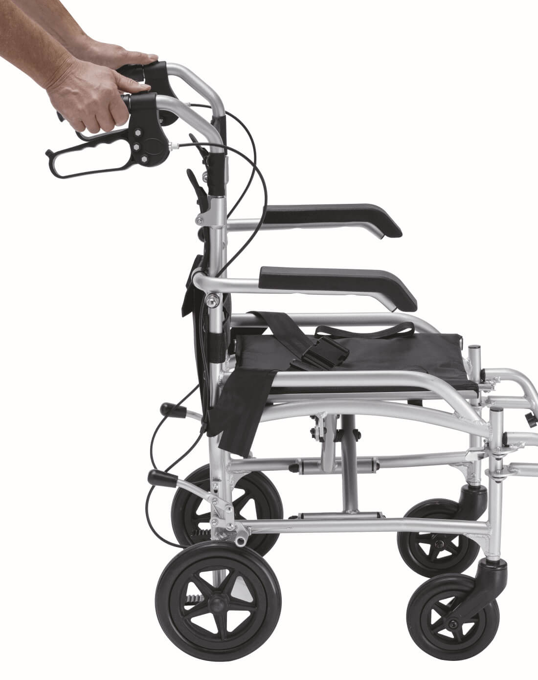 Scaun de transfer ALIV'UP, ușor și pliabil, roți de 30 cm, 100 kg