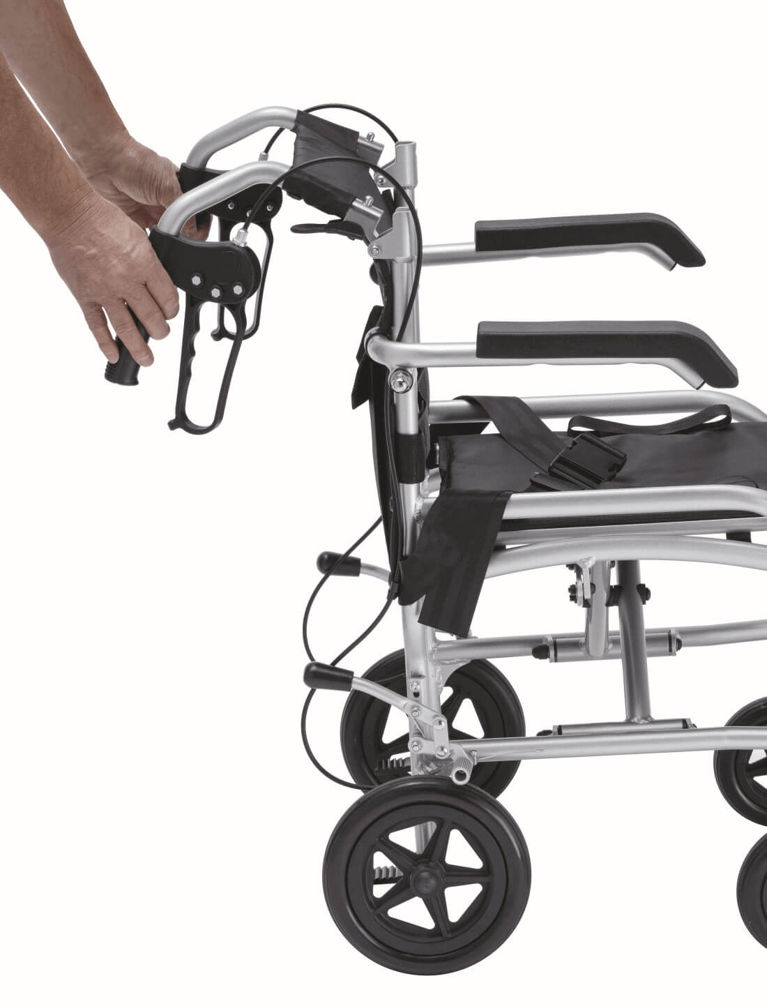 Scaun de transfer ALIV'UP, ușor și pliabil, roți de 30 cm, 100 kg