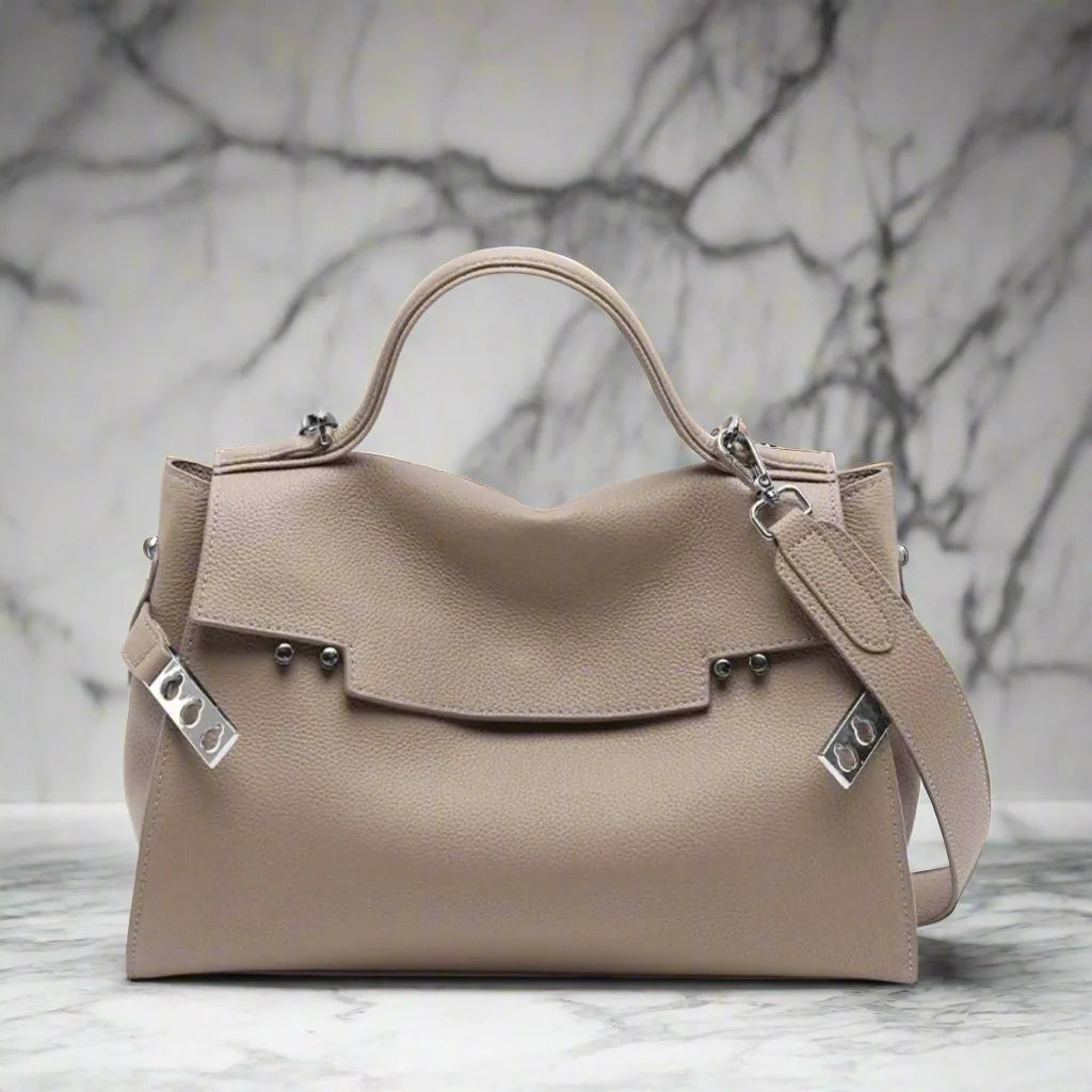 ARI luxury soft cowhide leather shoulder bag classic fashion