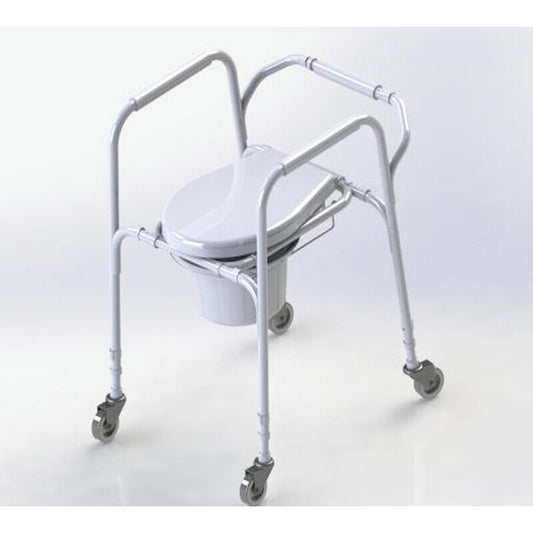 Scaun de toaletă mobil din aluminiu – AT01003