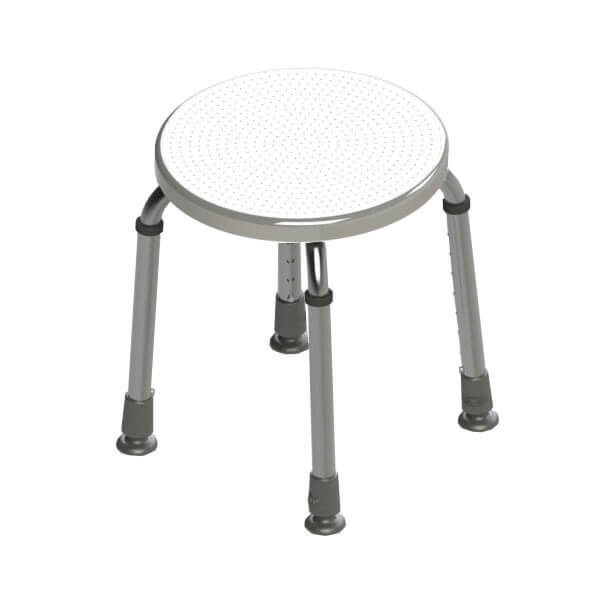 Dusch- & Toilettenhocker höhenverstellbar rutschfest – AT01004