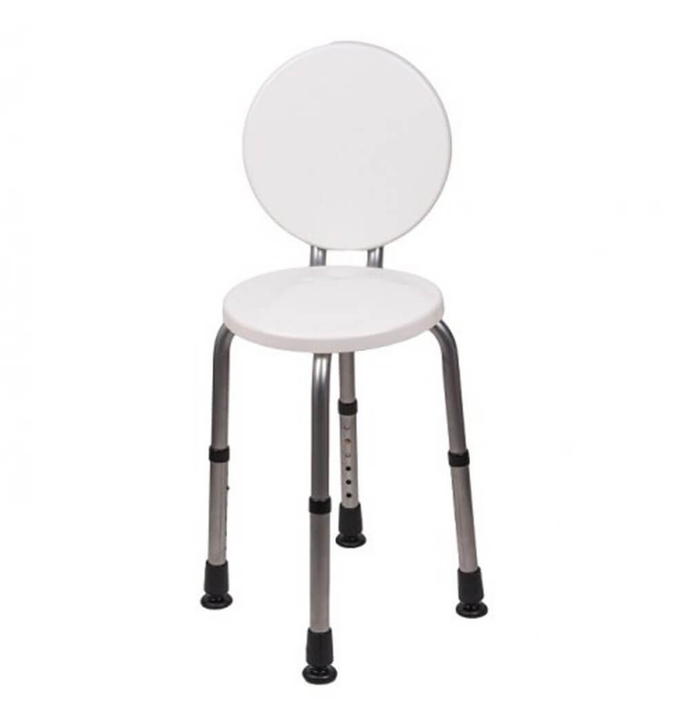 Duschhocker mit Rückenlehne höhenverstellbar – AT01005