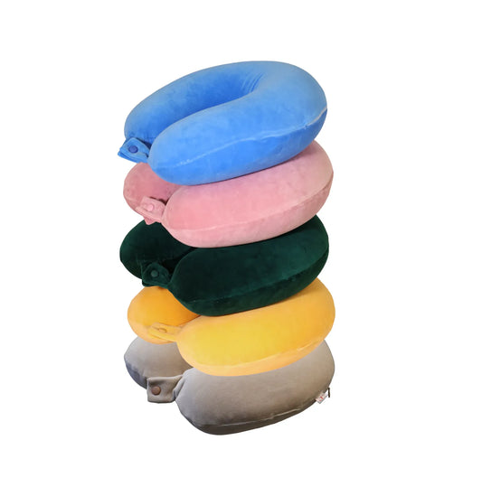 Orthopädisches Nackenhörnchen mit Memory Foam – Reisekissen Komfort