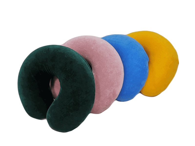 Orthopädisches Nackenhörnchen mit Memory Foam – Reisekissen Komfort