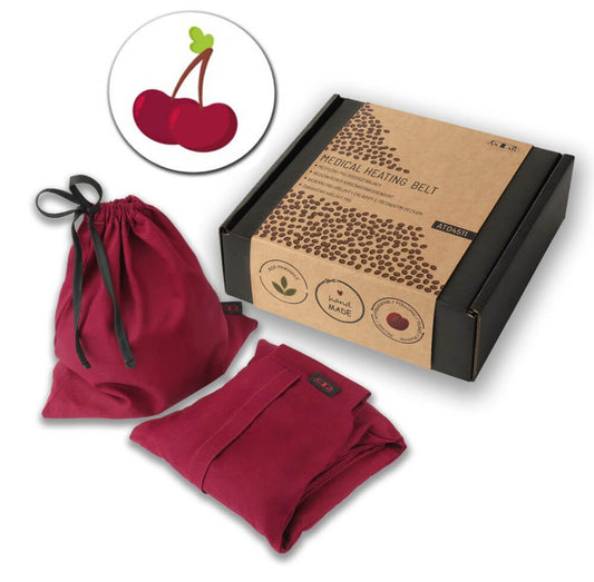 Pernă cu bandă din sâmburi de cireș AT04511 – Terapie naturală cu căldură și frig pentru durerile de spate