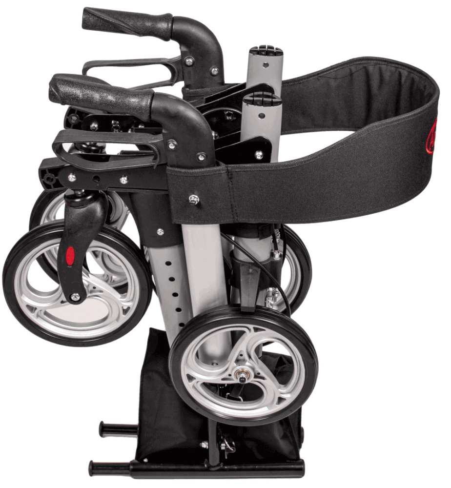 Rollator de călătorie ușor Antar AT51006 - Rollator pliabil din aluminiu pentru seniori | Ideal pentru călătorii 