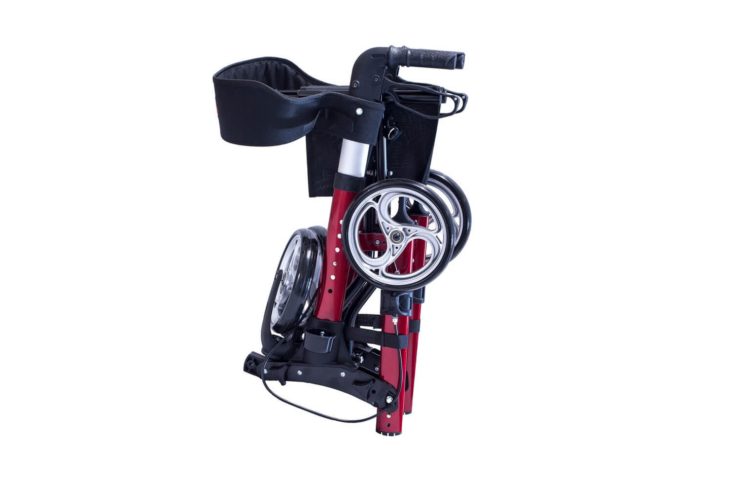 Rollator de călătorie ușor Antar AT51006 - Rollator pliabil din aluminiu pentru seniori | Ideal pentru călătorii 