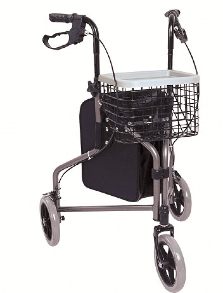 Dreirad Rollator AT51029 – Aluminium, verstellbar, stabil bis 120 kg