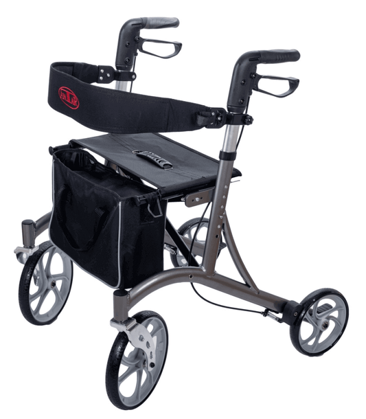 Rollator ușor cu geantă și curea de spate – AT51037