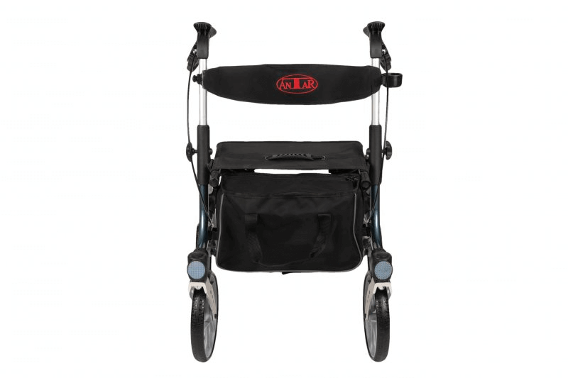 Rollator ușor Antar, pliabil, roți de 25 cm, șezut și spătar