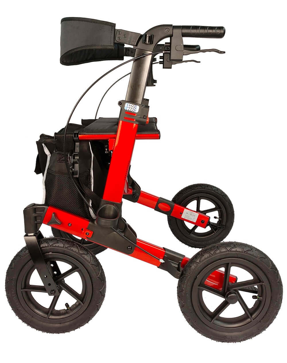 Rollator de exterior Antar Premium – anvelope pneumatice, până la 136 kg