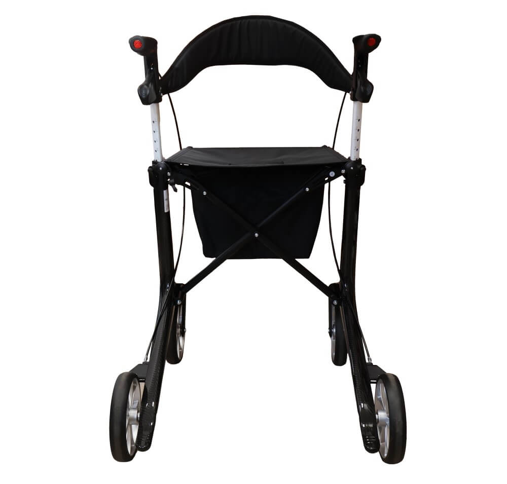 Rollator super ușor din carbon – doar 5,9 kg, capacitate de încărcare de până la 150 kg