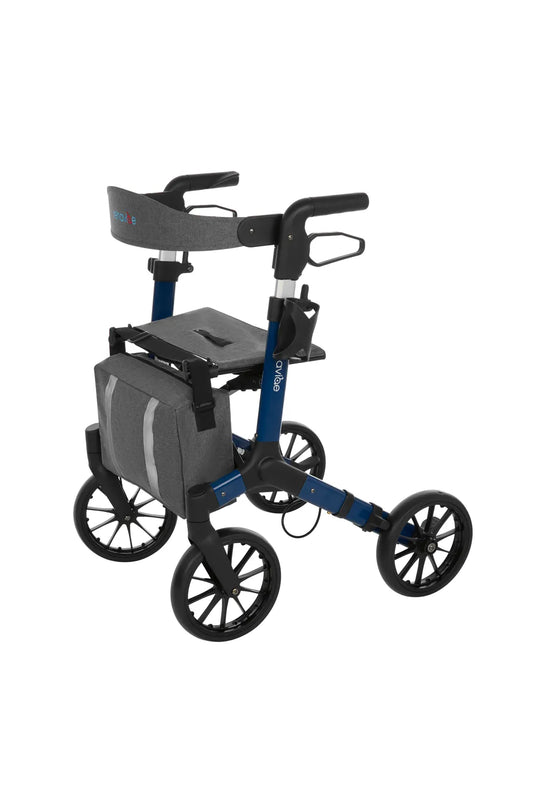 Rehavibe AT51055 Leicht Rollator - Belastbarkeit 136 kg Gewicht 7,9kg
