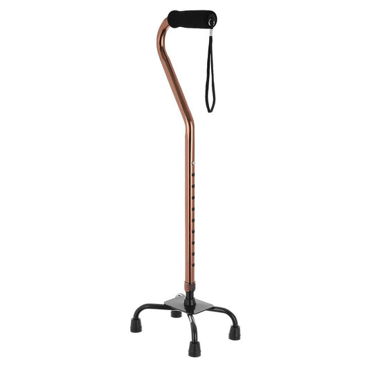 Ajutor de mers cu patru picioare, reglabil pe înălțime, din aluminiu robust – AT51106