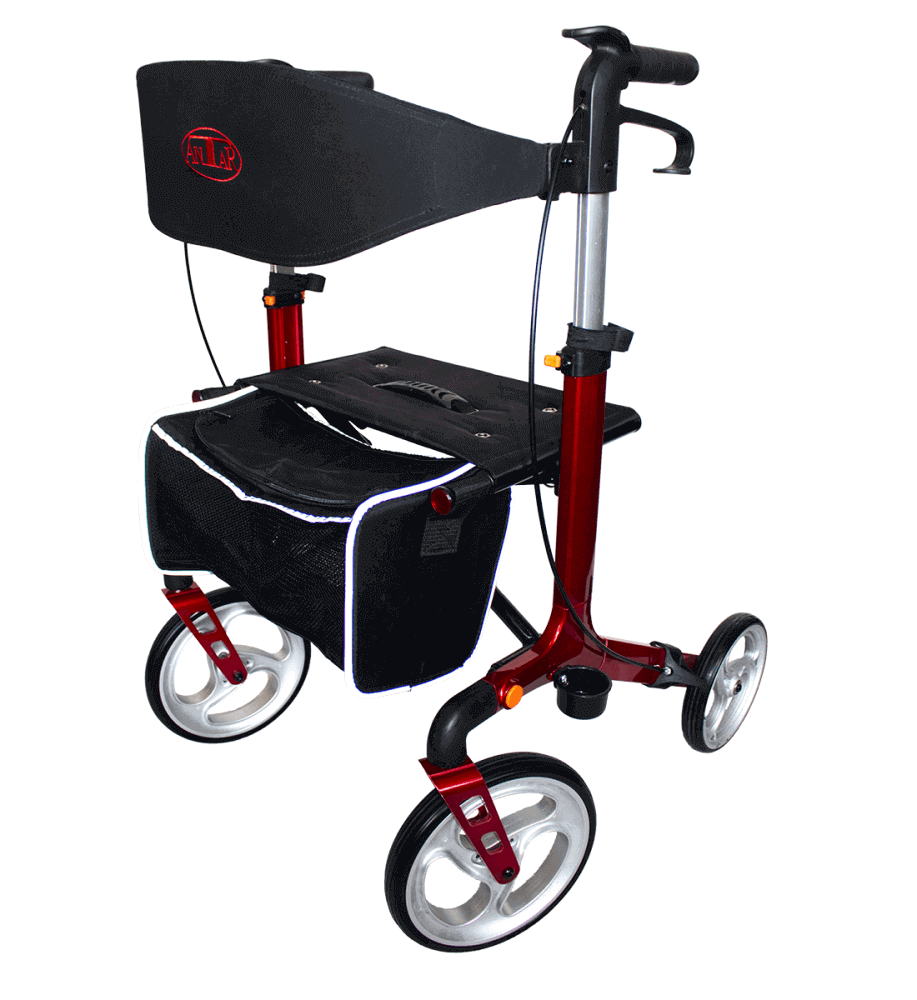 Rollator Antar Aluminium Premium AT51111 – Ușor, stabil și pliabil pentru mobilitate maximă