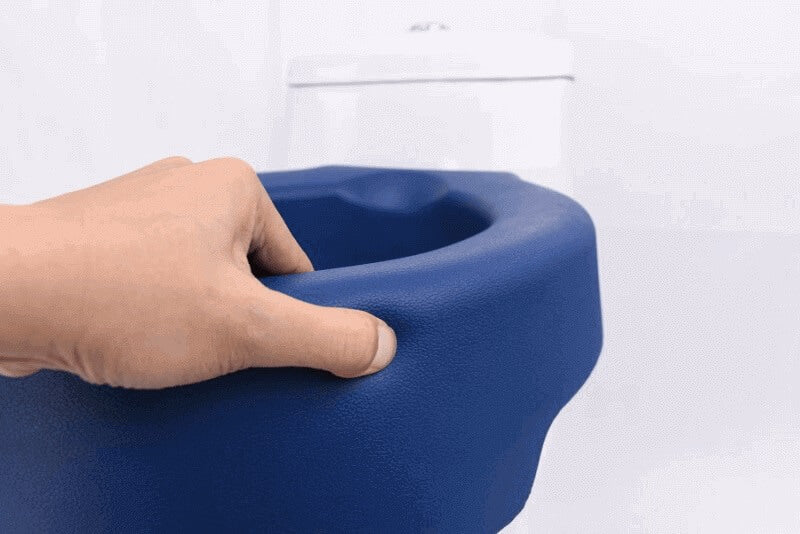 Înălțător moale pentru capacul WC, 10 cm, igienic, din PU – AT51203