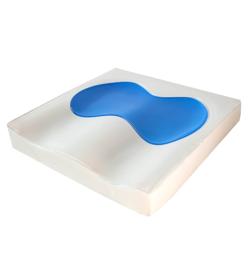 Pernă de șezut anti-decubit – gel și spumă cu memorie împotriva punctelor de presiune