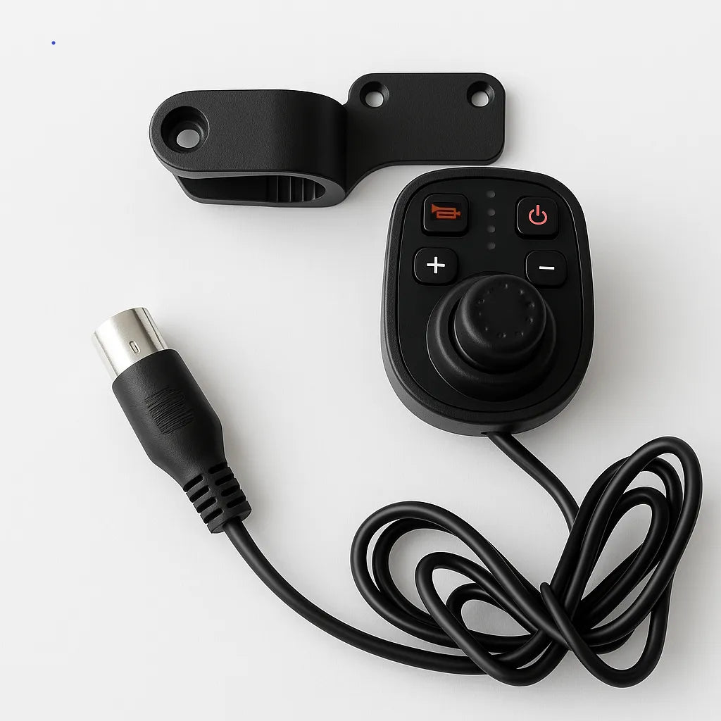 Control însoțitor Antar pentru scaune cu rotile electrice – control spate XLR/USB