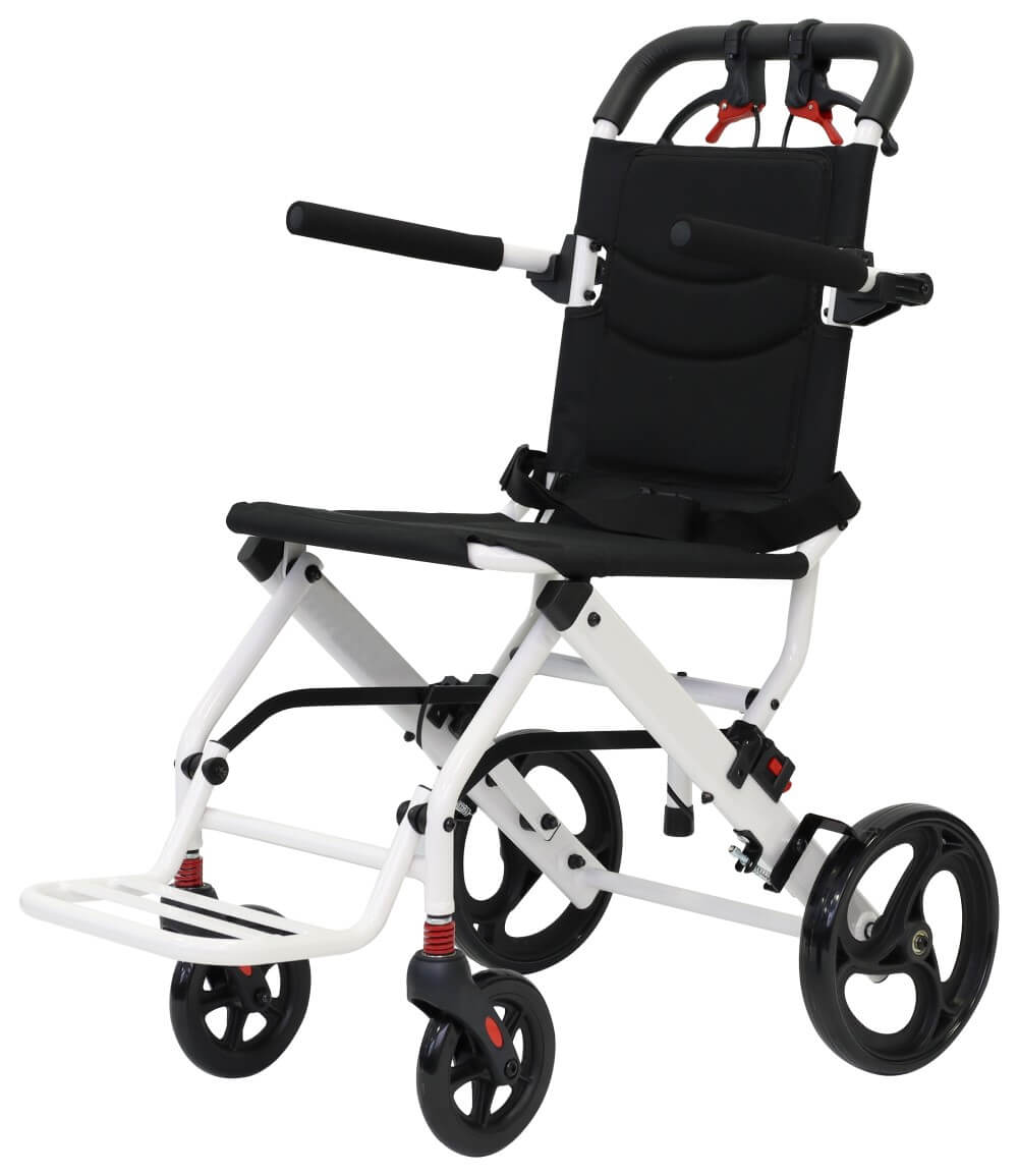 Scaun cu rotile pliabil super ușor, fabricat din aluminiu, 7,5 kg