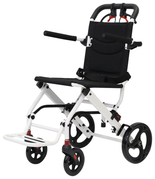 Scaun cu rotile pliabil super ușor, fabricat din aluminiu, 7,5 kg