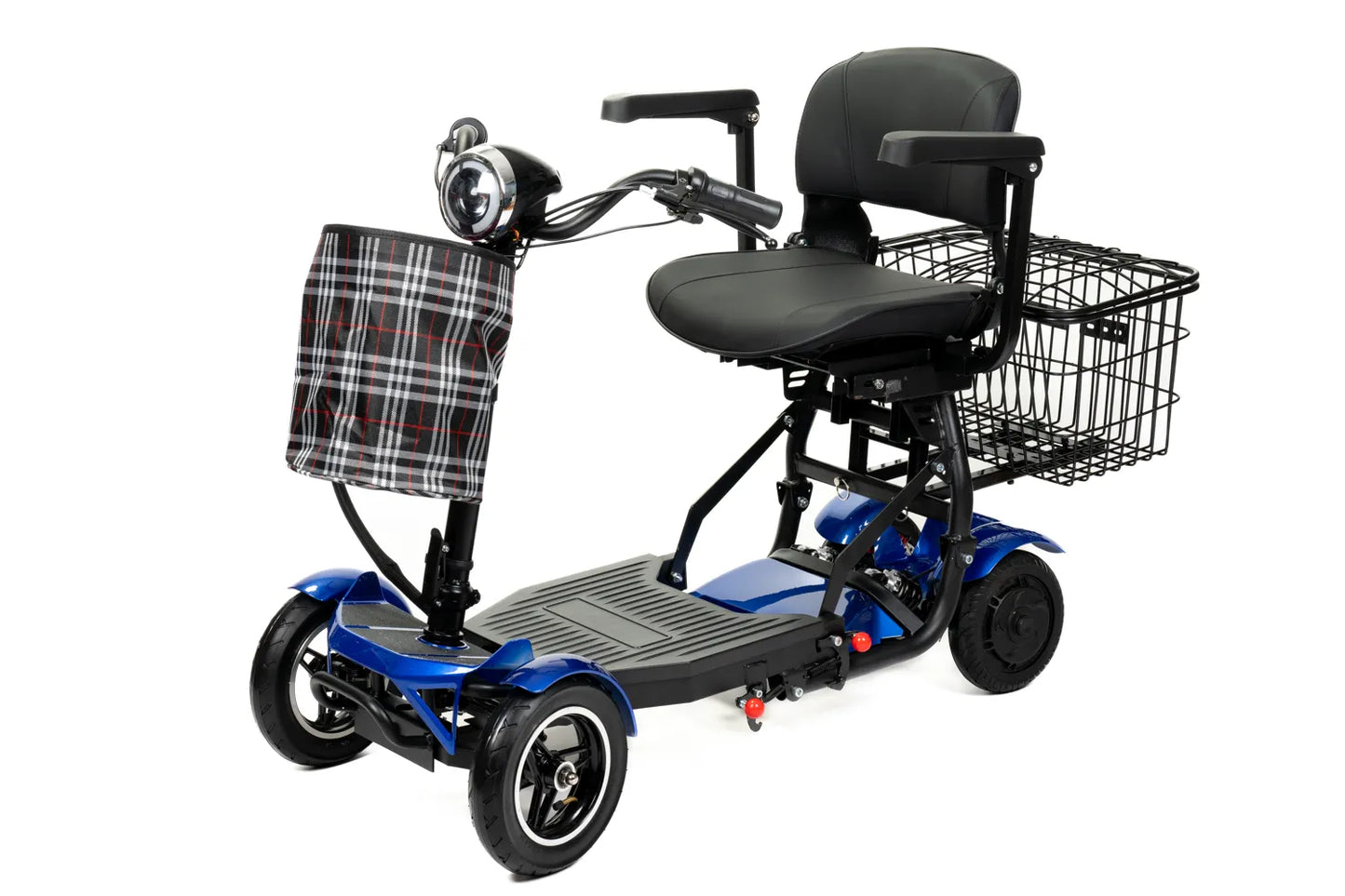 Faltbarer Elektro-Scooter mit Sitz & Korb, 25 km Reichweite