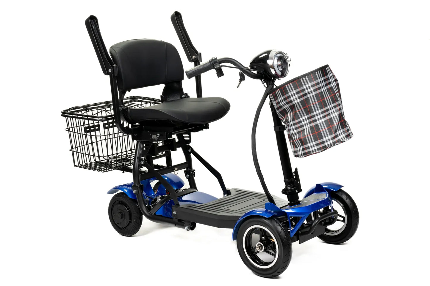 Faltbarer Elektro-Scooter mit Sitz & Korb, 25 km Reichweite