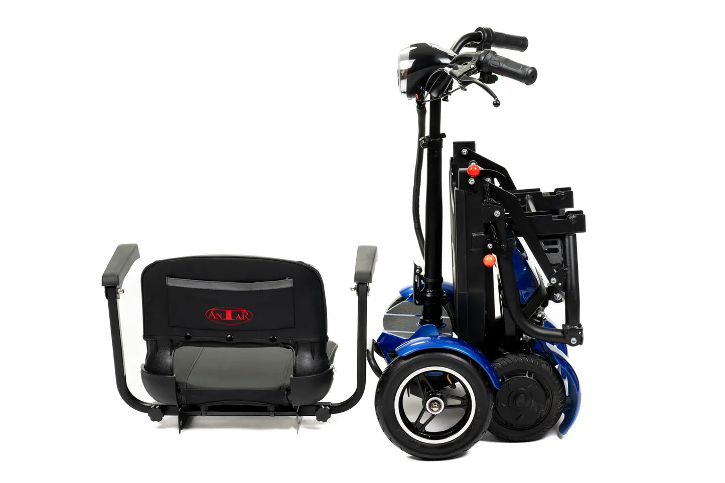 Faltbarer Elektro-Scooter mit Sitz & Korb, 25 km Reichweite