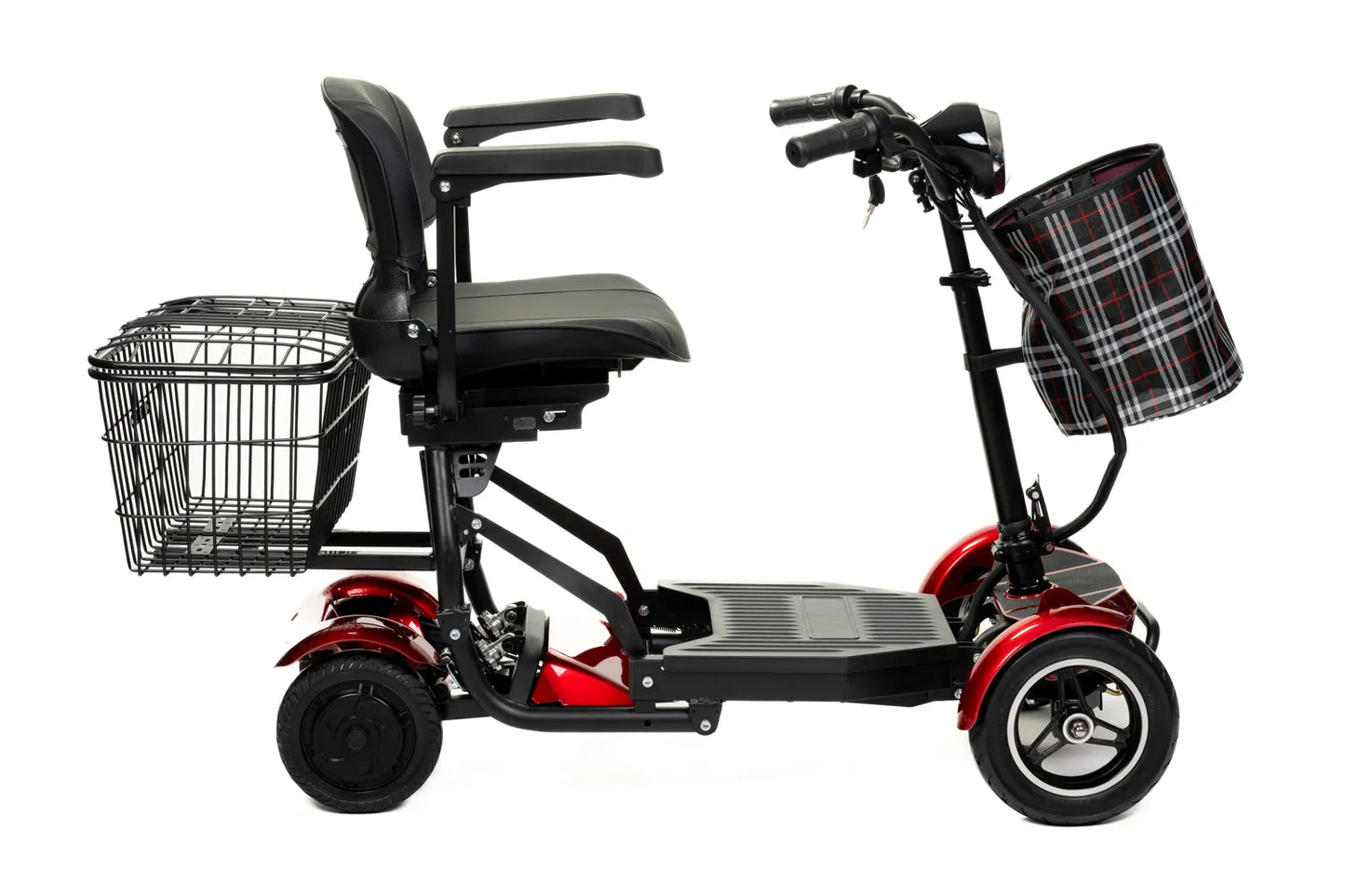 Faltbarer Elektro-Scooter mit Sitz & Korb, 25 km Reichweite