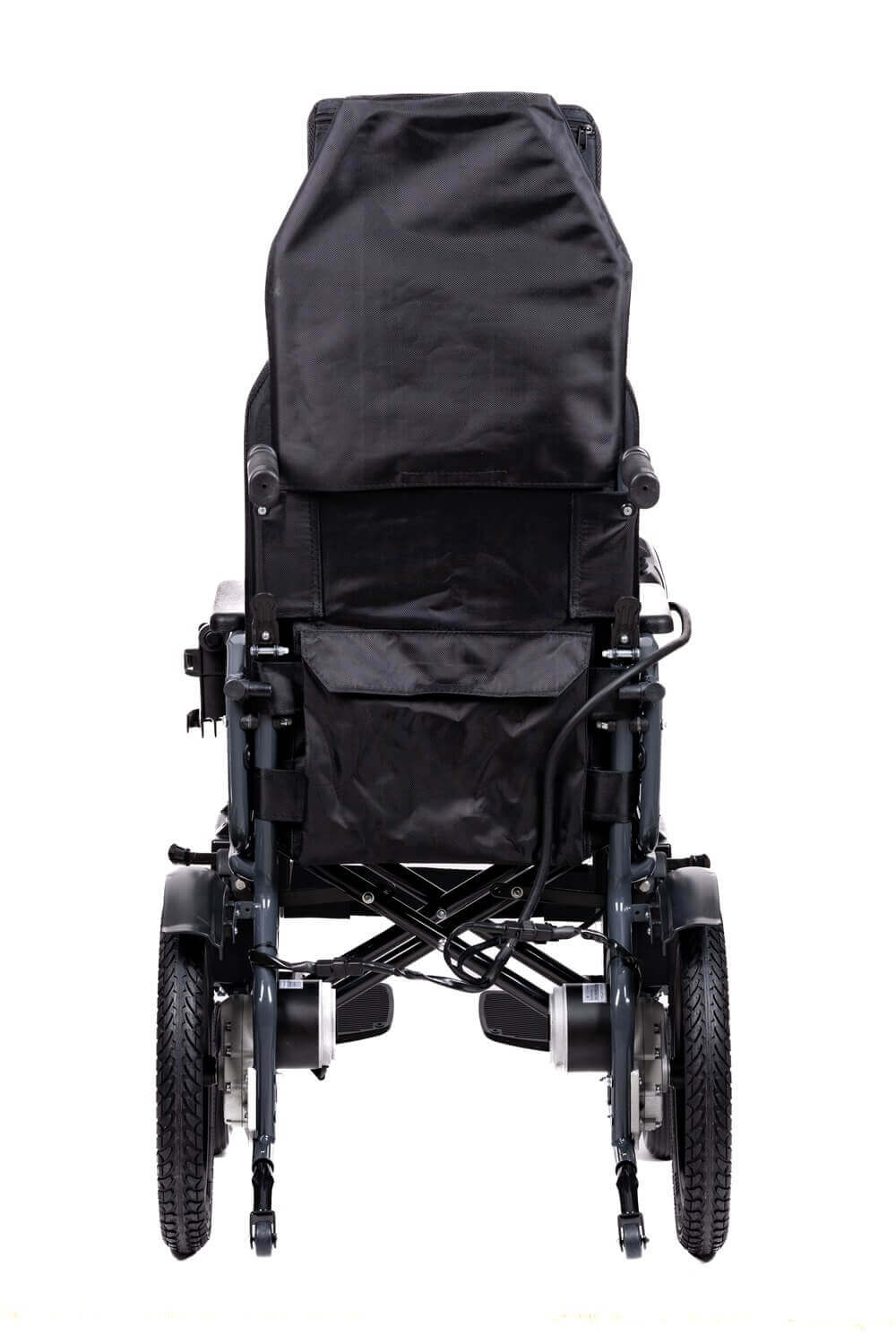 Scaun cu rotile electric cu scaun confortabil și suspensie, pliabil – autonomie 25 km, 6 km/h