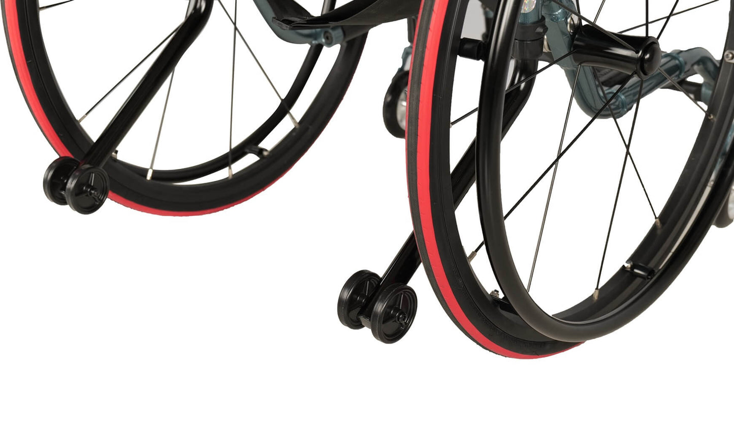 Scaun cu rotile Antar Active – scaun cu rotile pliabil ușor cu roți sport de 24″